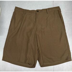 Ralph Lauren Chaps Shorts Mens Size 36 Chino Stretch‎ Brown Cotton Blend A25